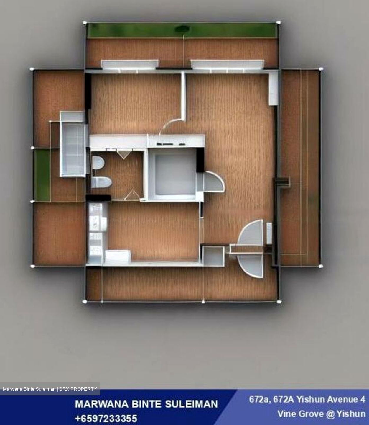 Blk 672A Vine Grove @ Yishun (Yishun), HDB 2 Rooms #475411901